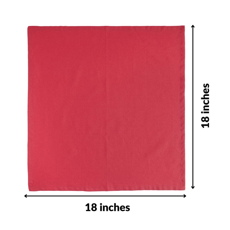 Fingercraft Multicolor Cloth Napkins - Set of 12 Pure Cotton Everyday Lunch Dinner Napkin - Holiday Birthday Party Gift - Soft Washable Absorbent Reusable Napkin Christmas Cloth Napkins Multi Pack - Image 5